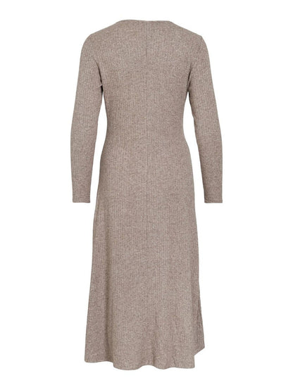 Demi Midi Dress (Coffee Bean)