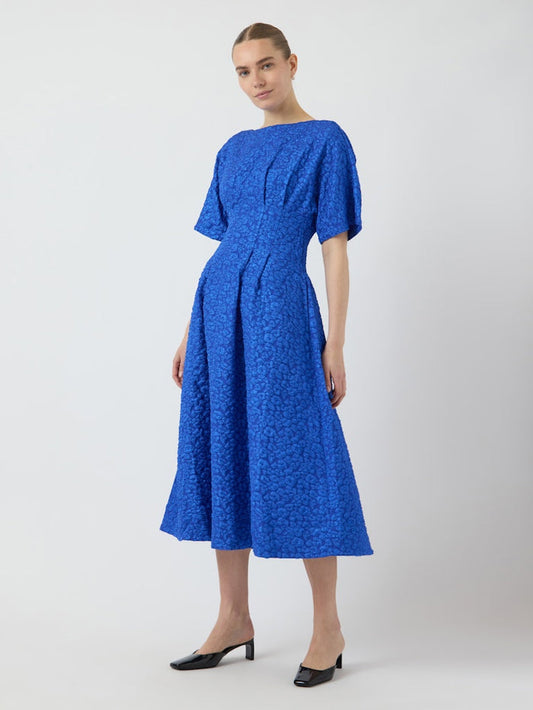 Diana Midi Dress (Dazzling Blue)