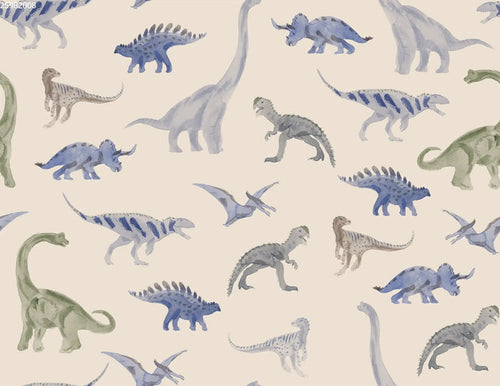 Dinosaur Blue Small - Family Fabrics B.V.