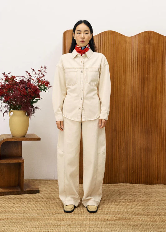 Duras Denim Shirt (Cream)