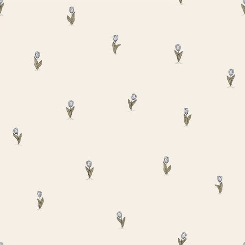 Dutch Tullips BerryBlue - Family Fabrics B.V.