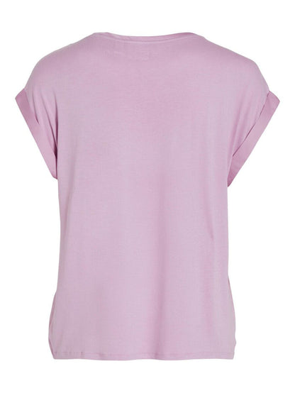 Elle Satin Top (Pastel Lavender)