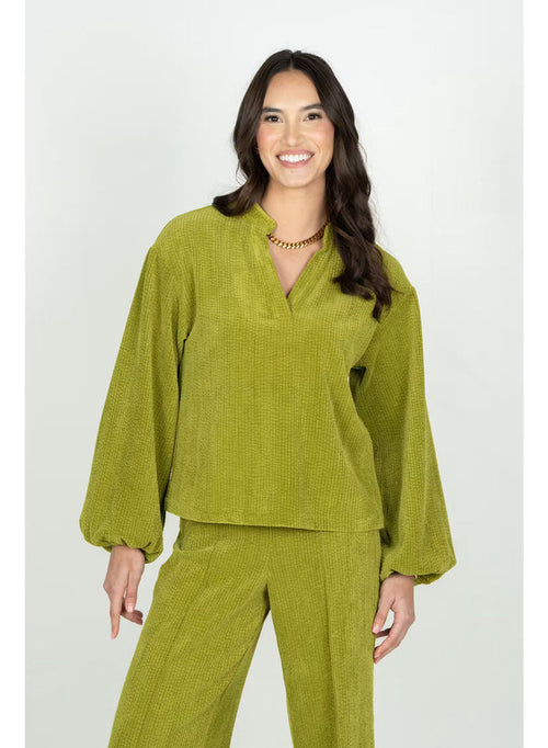 Emily McCarthy Lolli Top in Cardamom