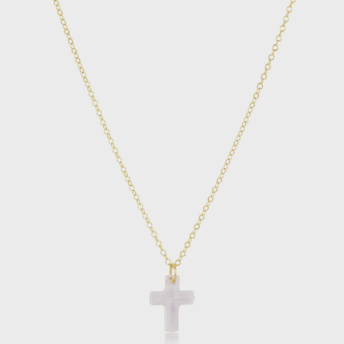 Enewton 16" necklace gold - blessed crystal charm