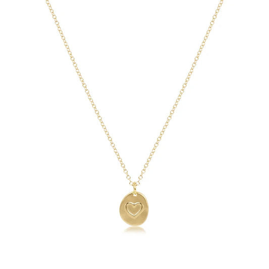 enewton 16" Necklace Gold - Inspire Love Small Gold Charm