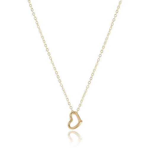 enewton 16" necklace gold - Love Small Gold Charm