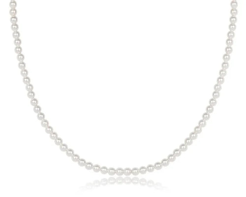 enewton 17" choker classic pearl 3mm bead