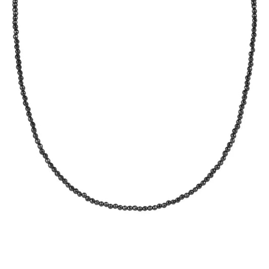 enewton 17" Choker Faceted Hematite 2mm Bead