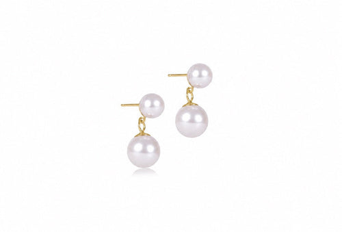Enewton Classic Pearl 8mm Ball Drop Stud - Pearl