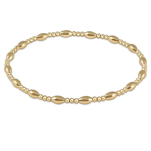 Enewton harmony sincerity pattern 2mm bead bracelet - gold