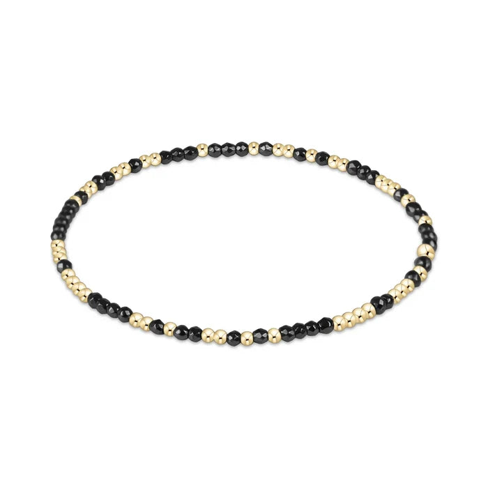 Enewton Hope Unwritten Faceted Hematite 2MM Bead Bracelet