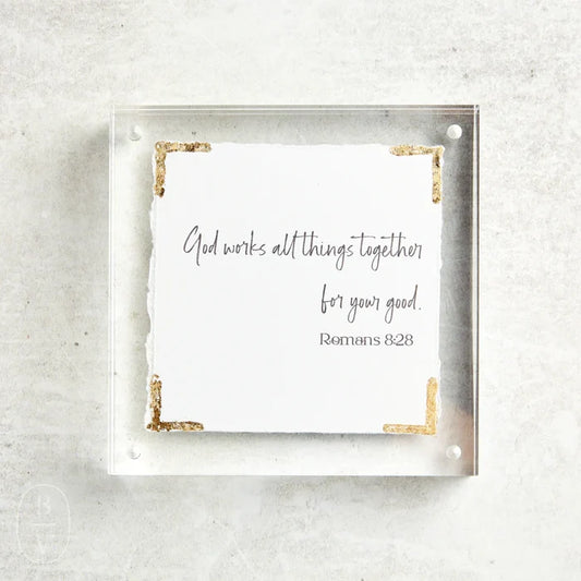 Eva Belle Romans 8:28 Frame