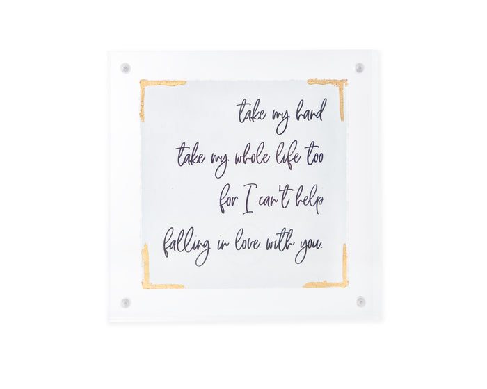 Eva Belle Take My Hand Frame