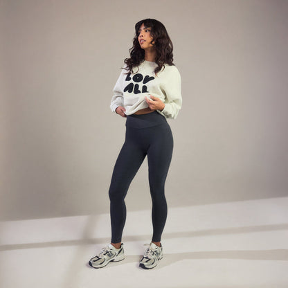 Everyday High Waisted Leggings - Dark Grey Marl