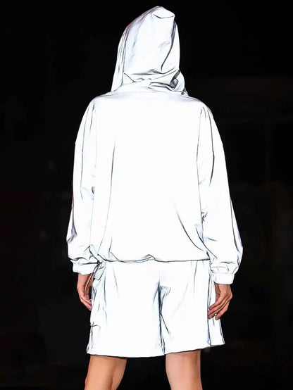 Fall Night Running Reflective Casual Suit