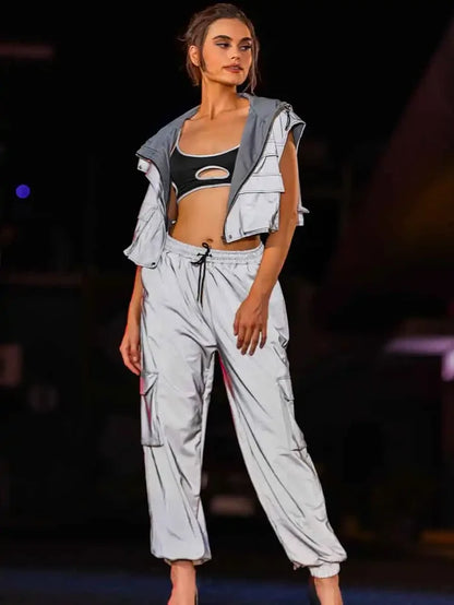 Fall Reflective Fashion Casual Set