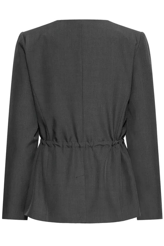 Fallon Blazer (Dark Grey Melange)