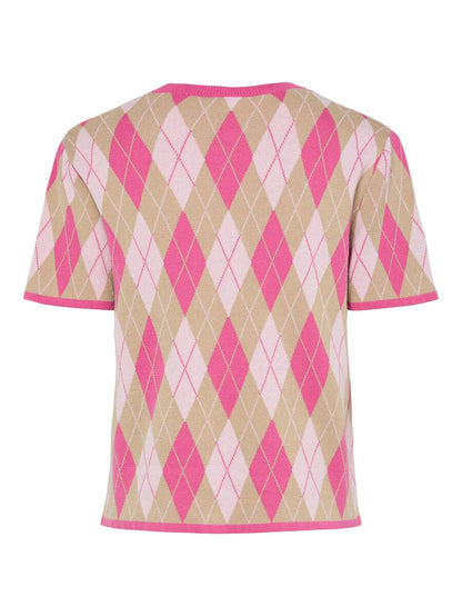 Farley Knit Top (Pink Tulle/Fuchsia)