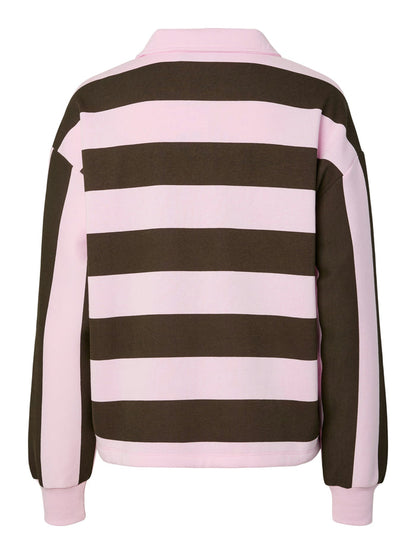 Flora Polo Sweatshirt (Delicioso/Pink Tulle)