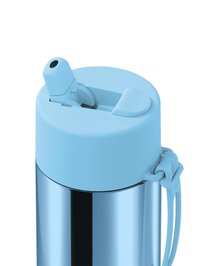 Frank Green Reusable Ceramic Bottle Chrome 595ml (Sky Blue)