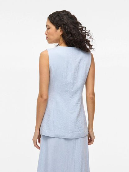 Frankie Tailored Waistcoat (Kentucky Blue)