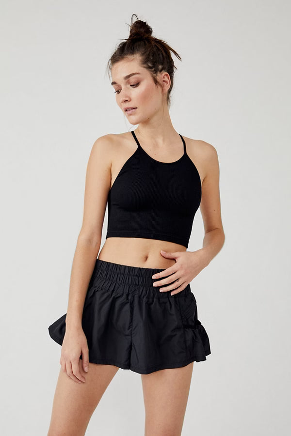 Free People Movement Get Your Flirt On Short in Black