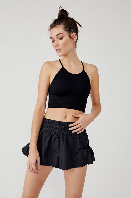 Free People Movement Get Your Flirt On Short in Black