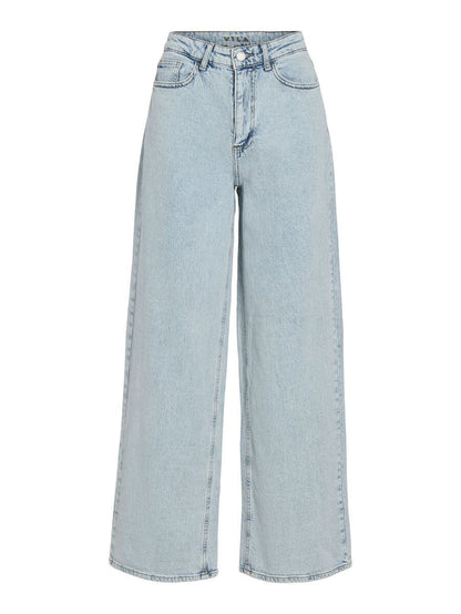 Freya Wide Leg Jeans Long (Light Blue Denim)