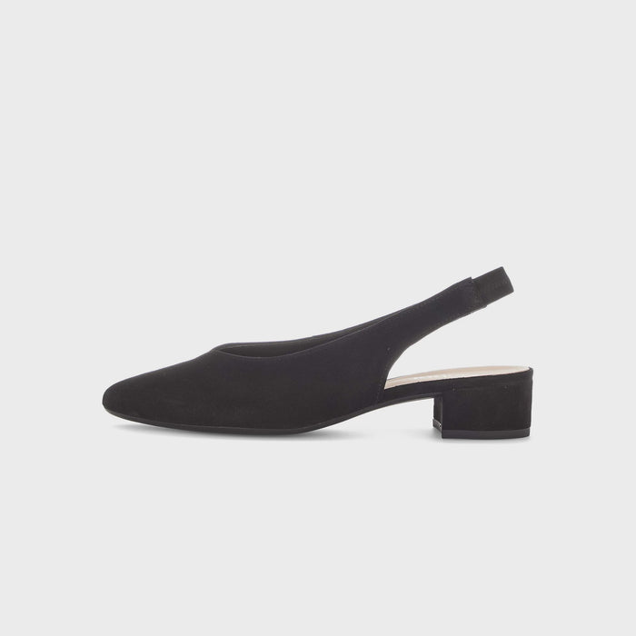 Gabor Slingback Heel in Black