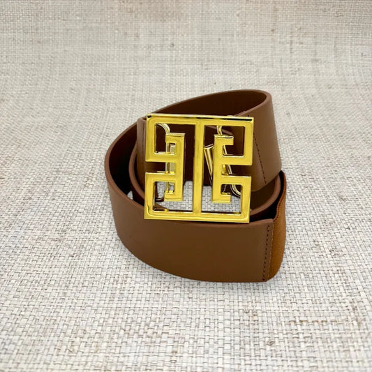 Garland Bags Belt Buckle -  Square Greek Key