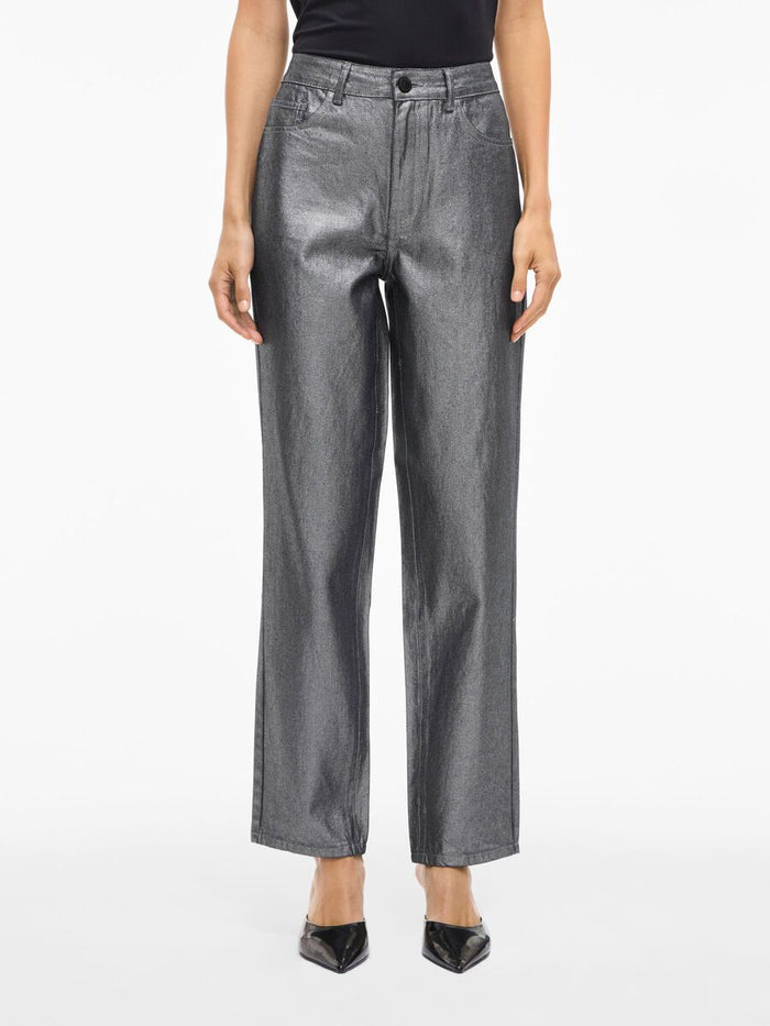 Glenda Glitter Jeans (Dark Silver)