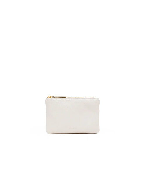 Hammitt Viva Pouch in Calla Lily White/Brushed Gold