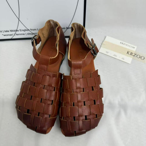Hand-woven Genuine Leather Shoes