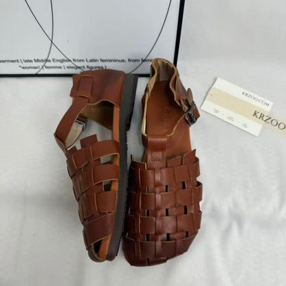 Hand-woven Genuine Leather Shoes