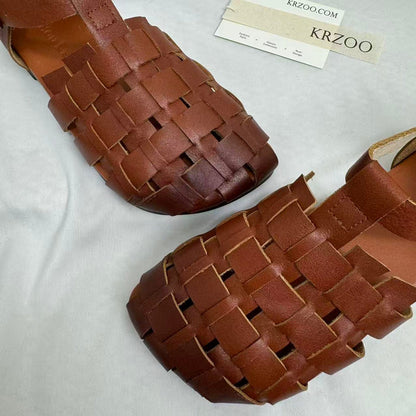 Hand-woven Genuine Leather Shoes