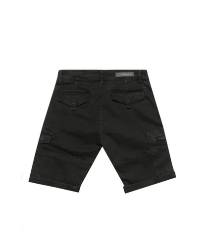 Henleys Lione Denim Shorts (Black)