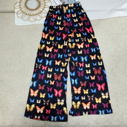 High-Waisted Relaxed-Fit Wide-Leg Pants