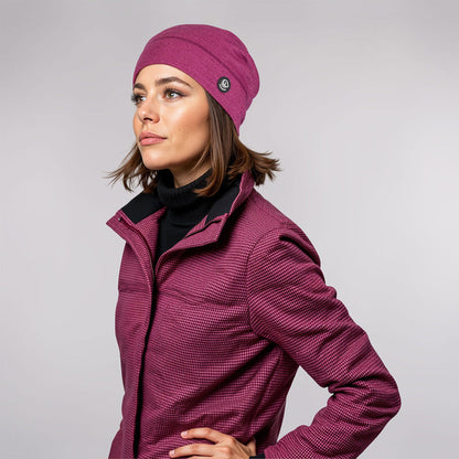 Giesswein Beanie Hohes Eis - grape 374