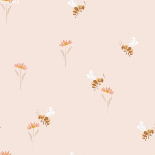 Honey Bee Pink - Family Fabrics B.V.