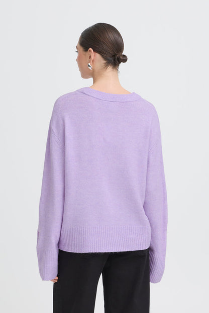 Ivy Knit Jumper (Purple)
