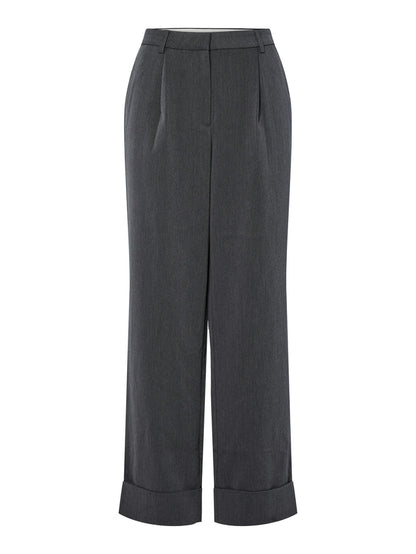 Jean Turn Up Pants (Asphalt/Melange)