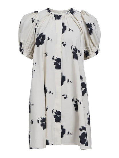 Jeanie Mini Dress (Sandshell/Flower)