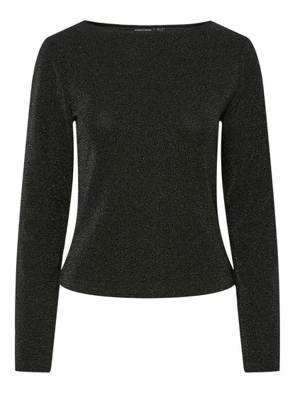 Jina Glitter Top (Black/Black Lure)