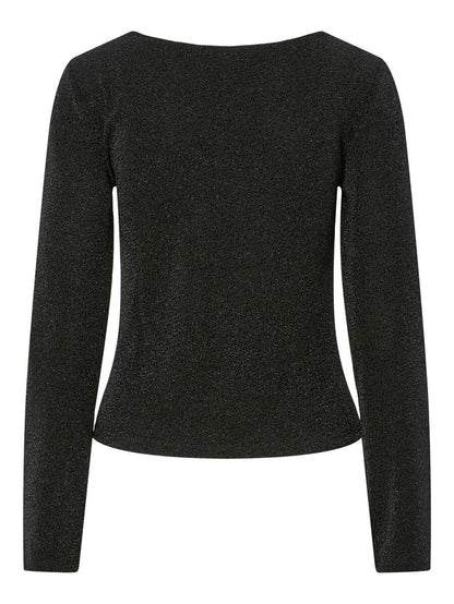 Jina Glitter Top (Black/Black Lure)