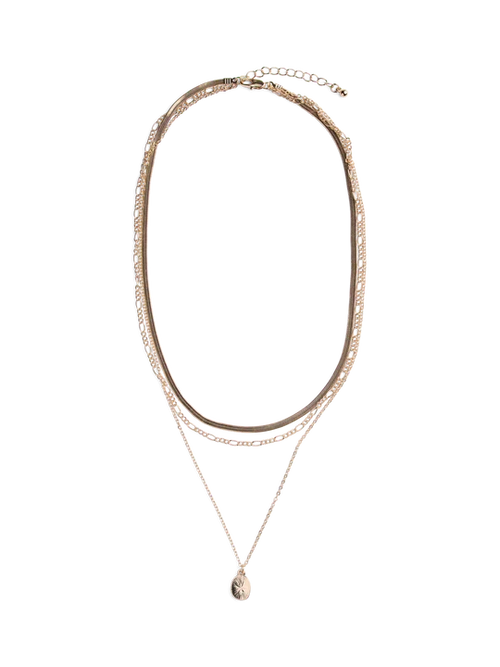 Jina Layered Necklace (Gold)