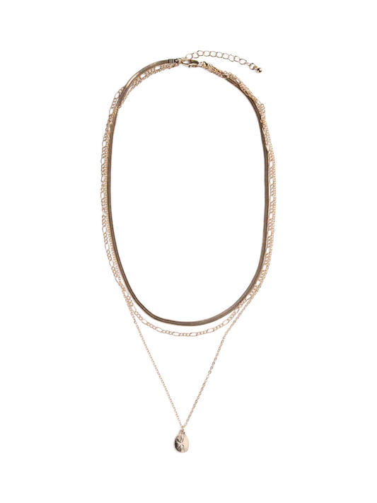 Jina Layered Necklace (Gold)