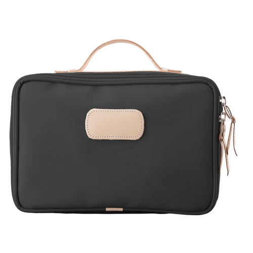 Jon Hart Large Travel Kit in Charcoal Coated Canvas
