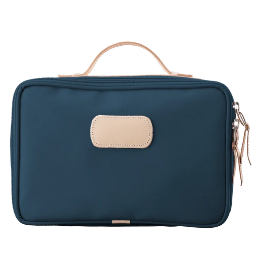 Jon Hart Large Travel Kit in French Blue Coated Canvas