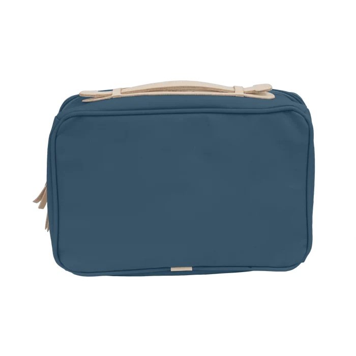 Jon Hart Large Travel Kit in French Blue Coated Canvas