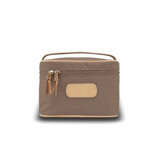 Jon Hart Makeup Case in Saddle Coated Canvas